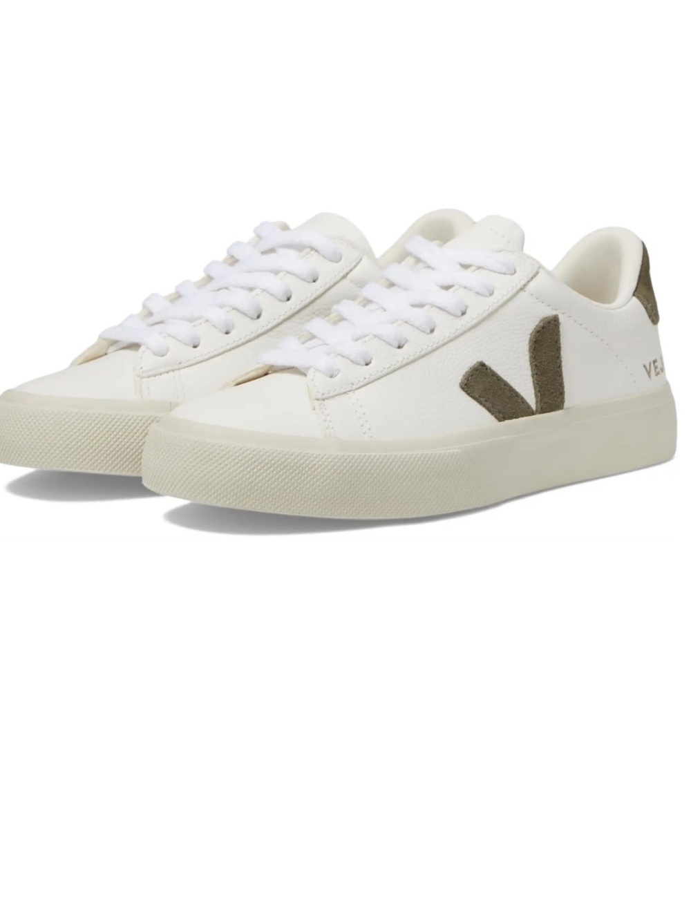 VEJA Campo Sneakers Womens 37 US 6 White Classic Leather Low Top Shoes